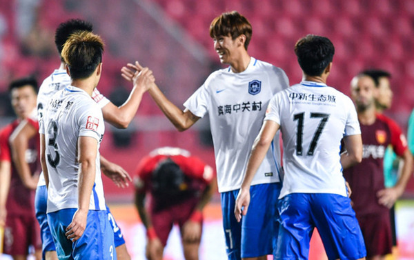 天津泰达备战对阵河北华夏幸福，争取三分的简单介绍